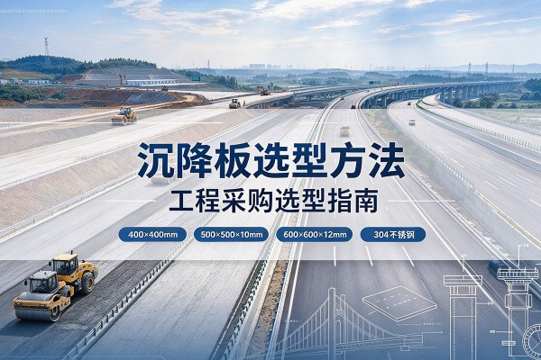 什邡沉降板选择方法