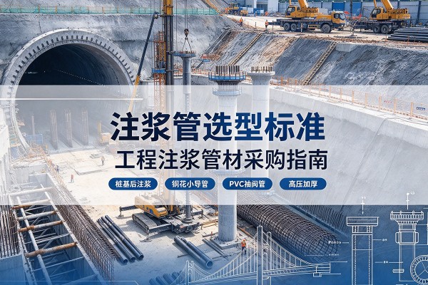 什邡注浆管选型标准