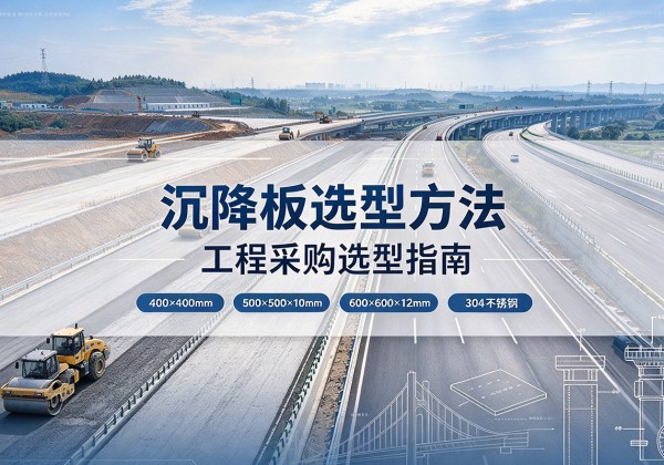 什邡沉降板选择方法